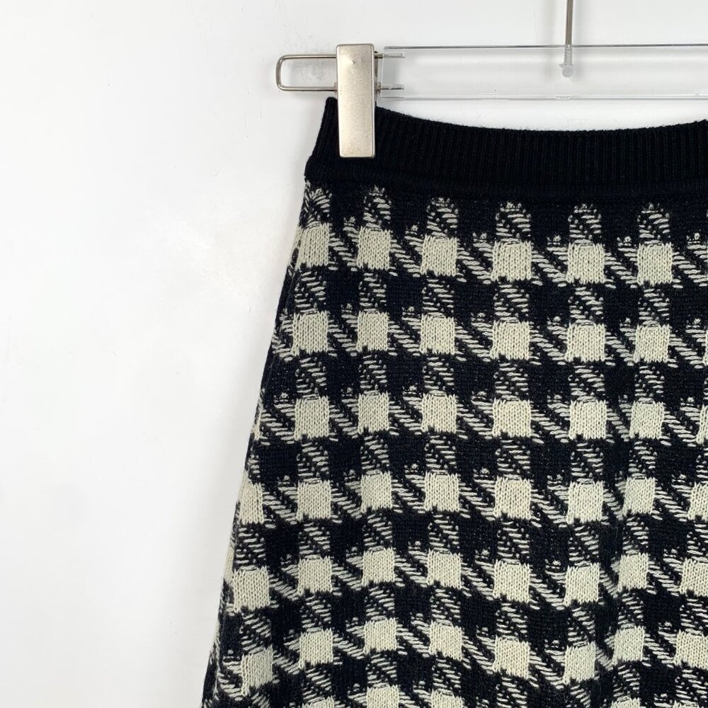 Gucci Colorblock Houndstooth Pattern Cashmere Cas… - image 3